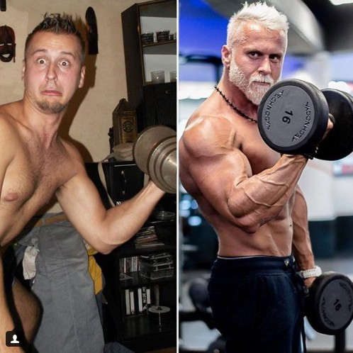 男子拼命健身來讓自己「看起來更老」，現在都沒人猜得出他到底幾歲！
