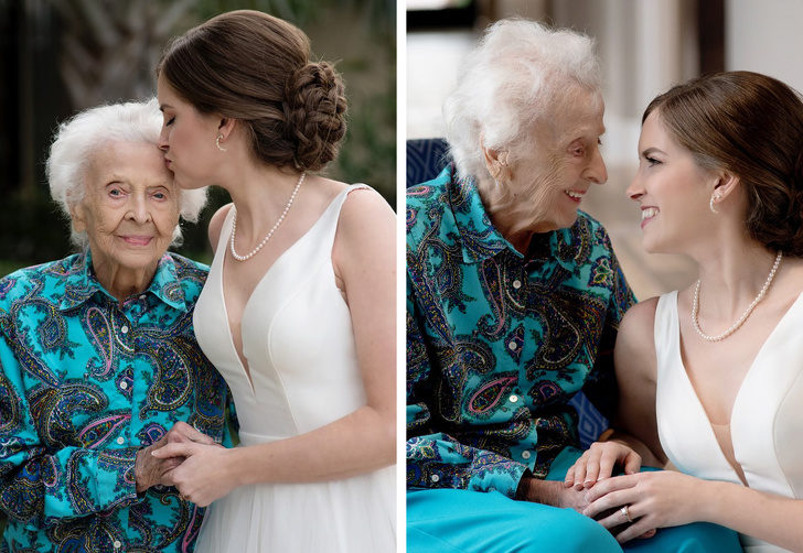 妳怎麼來了？　102歲嬤「住安寧房」無緣孫女婚禮　她驚喜現身「拍下最美婚紗照」圓夢