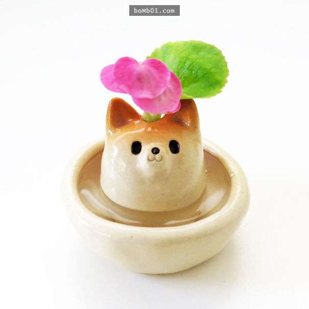 12個「每次都能讓大家露出纏爛笑容」的激萌柴犬造型陶瓷容器！