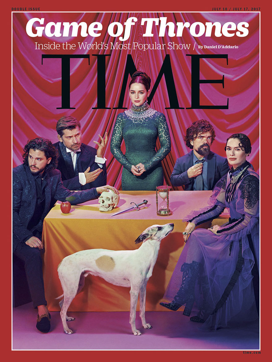 《權力遊戲》演員們「改頭換面」登上《時代雜誌》封面，超獨特的新風格讓大家都認不出來了！
