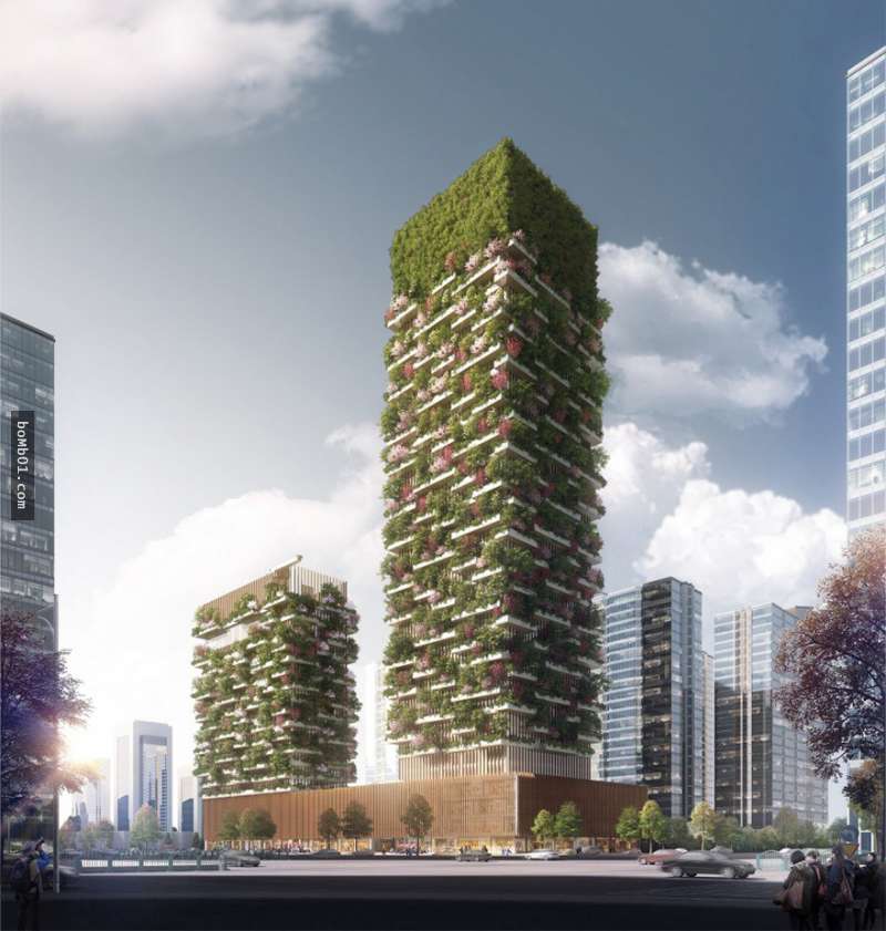 亞洲第一座垂直森林大廈將拯救城市的空氣，它日產的氧氣量多到可以「對抗霧霾」！