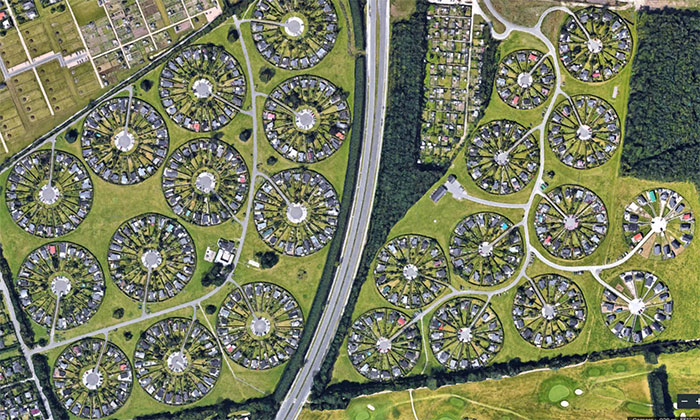 上帝視角看丹麥「小圈圈花園」　空拍圖超壯觀讓網友直呼：想朝聖