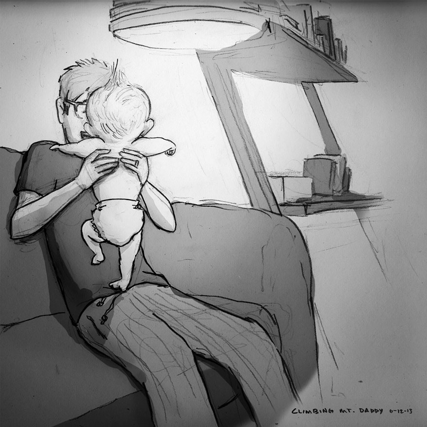 愛妻插畫家「每天畫一張甜蜜日常圖」　網友哭哭：別人的老公不會讓我失望