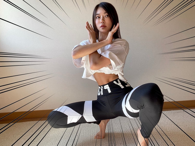沒有閃到腰！日本肌肉女神凹折出「JOJO立」　網友激讚：這身材美炸！