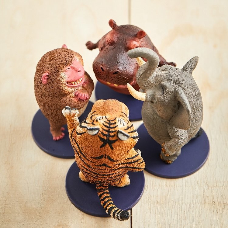 日本扭蛋大師推新系列「大笑公仔」　動物迷：圍在一起笑有夠可愛