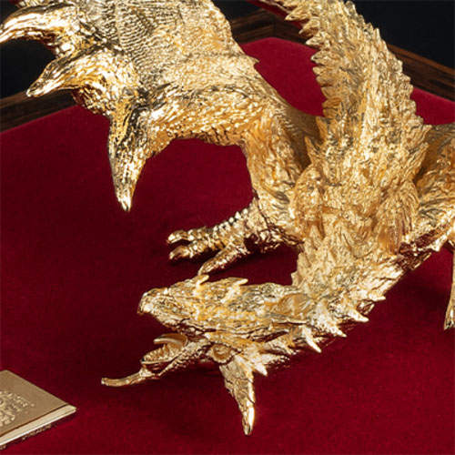 史上最尊絕不凡周邊！　魔物獵人「24K純金、白金火龍雕像」一座開價880萬
