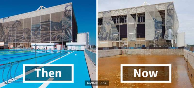 里約奧運會現場「之前VS之後」對比圖，完全廢棄的模樣讓大家都覺得扯爆了！