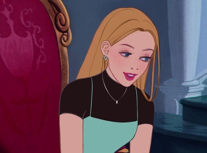 花木蘭「刺半甲」也太正！　7位迪士尼公主「跑到現代」全新妝髮完全無違和❤