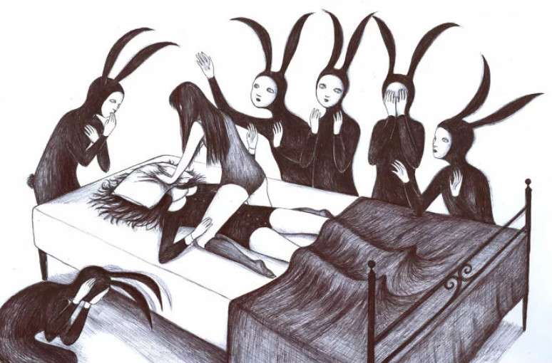 女版伊藤潤二！　義大利插畫家的「怪奇畫風」作品　看到最後雞皮疙瘩掉滿地