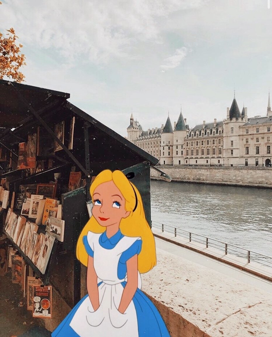如果迪士尼公主活在我們的現實…　15張「幻想合成照」庫伊拉在巴黎鐵塔太無違和
