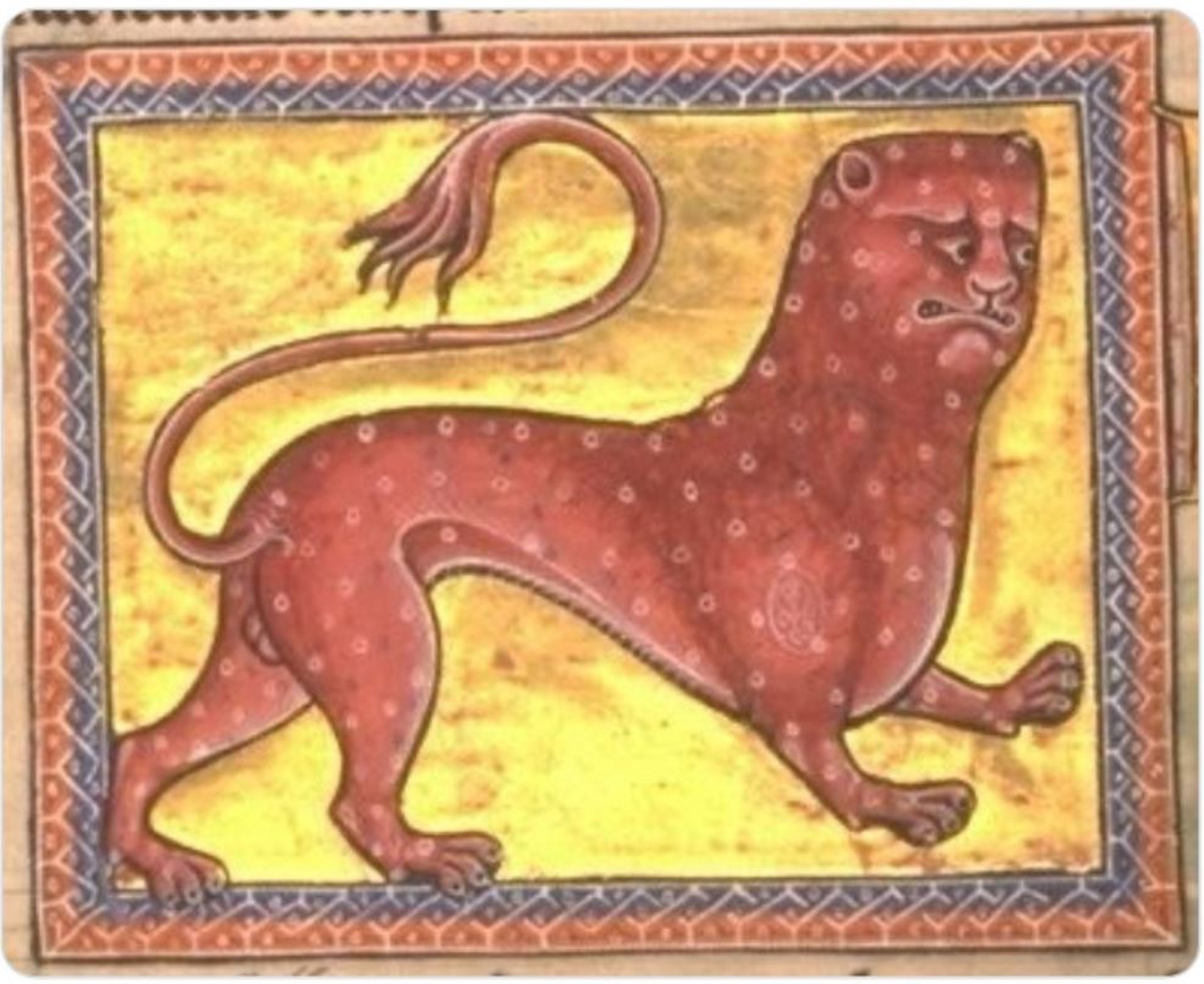 到底在畫什麼？中世紀「謎樣動物畫」曝光　古代貓奴「用整個山丘畫貓」也長太衰