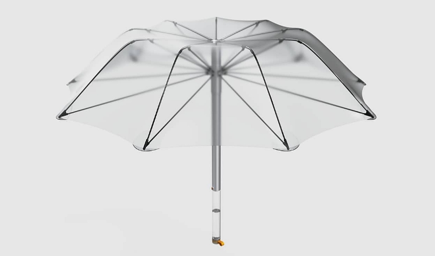 純透明傘超美！超前設計「循環淨化傘」好環保　一下雨「自動過濾成飲用水」實用度100%