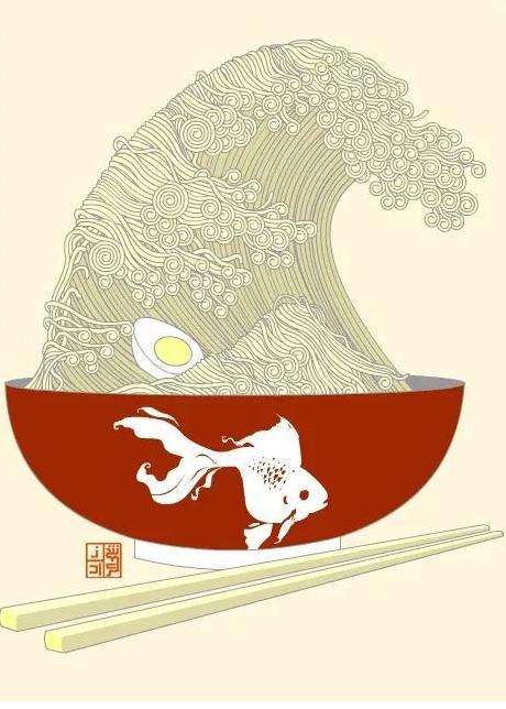 以生菜、頭髮再現經典的「浮世繪海浪」　日本家電的創意廣告獲得大獎