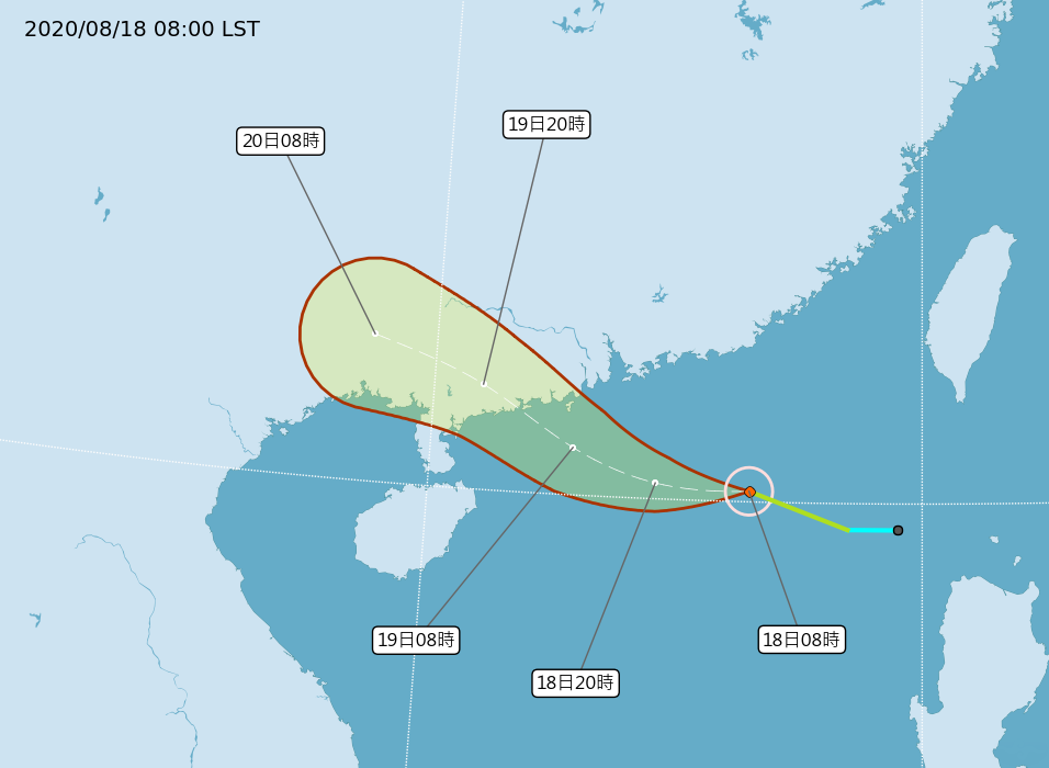 第七號颱風「無花果」生成！　氣象局曝最新路徑：外圍環流將影響台灣