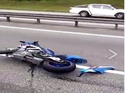 重機騎士上高速公路出車禍「被多輛車輾過」，上下身完全分離…最後只有兩人投案！