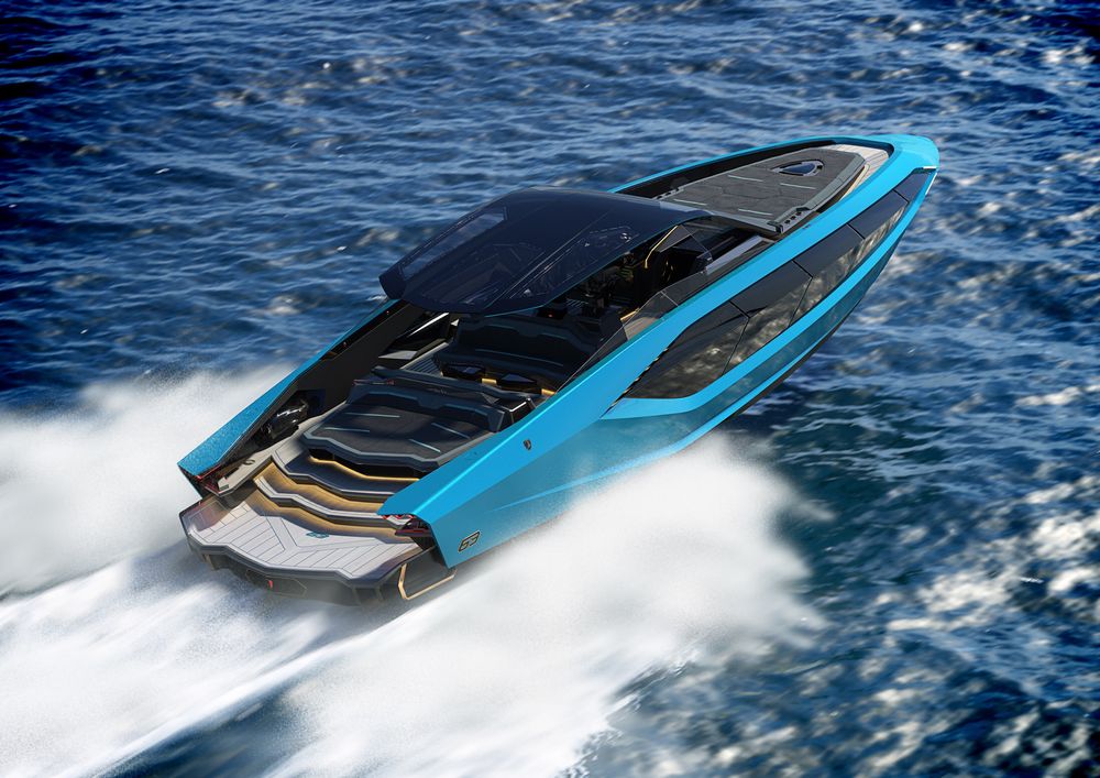 海上超跑登場！藍寶堅尼「夢幻遊艇」要價1億　流線造型就像在開跑車