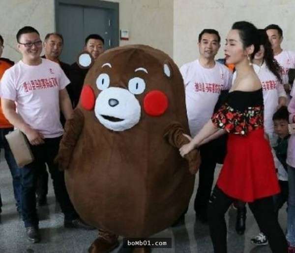 中國綜藝節目出現「山寨版的日本熊本熊」，高達90%的相似度讓中國網友都痛批「太不要臉了」！