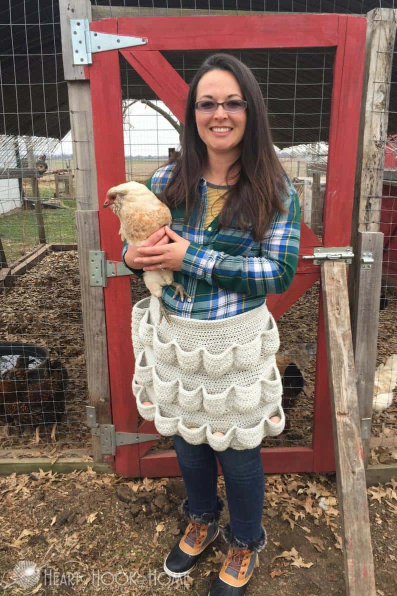 帶著蛋趴趴走也沒問題～　巧妙編織「雞蛋圍裙」一蛋卡一位居然很療癒