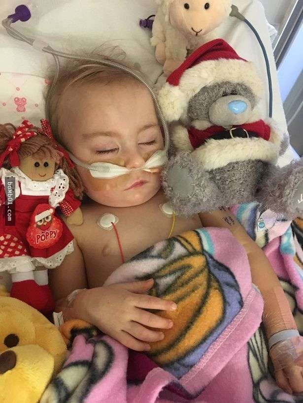 2歲女童「天生無法控制臉上器官」差點被死神帶走，但在姊姊親了她一下後就讓她活過來！