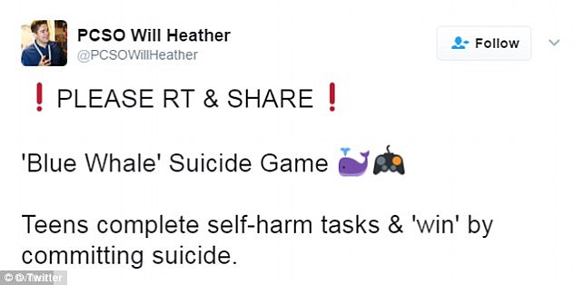 15歲女生上傳了「藍鯨」照片就自殺死掉，深入調查後才發現是一種已經殺死百多人的遊戲！