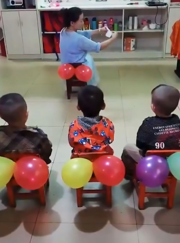 老師超會「用2顆氣球」示範擦PP　網友猛點頭：該擴及每間學校
