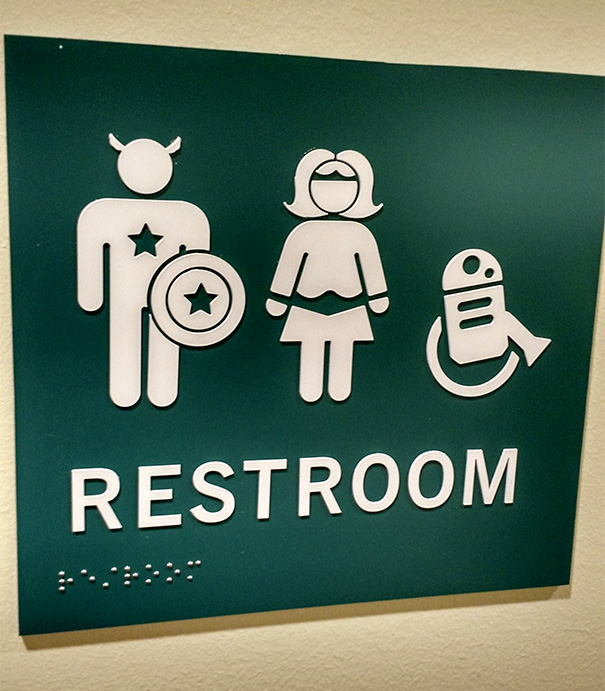 15個會讓大家「忘記想要上廁所」的超創意好玩廁所標誌！