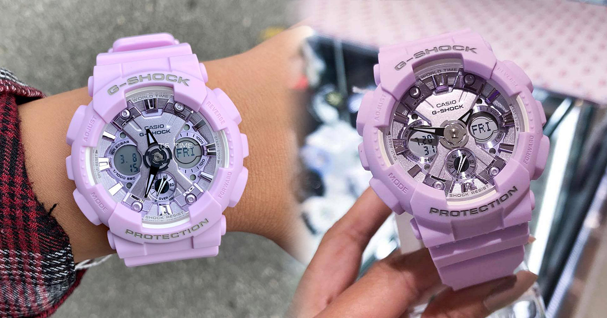 是艾莎的顏色！　G-Shock「夢幻冰霜藍」腕錶　低調配色超有氣質：藍色控女孩必買！