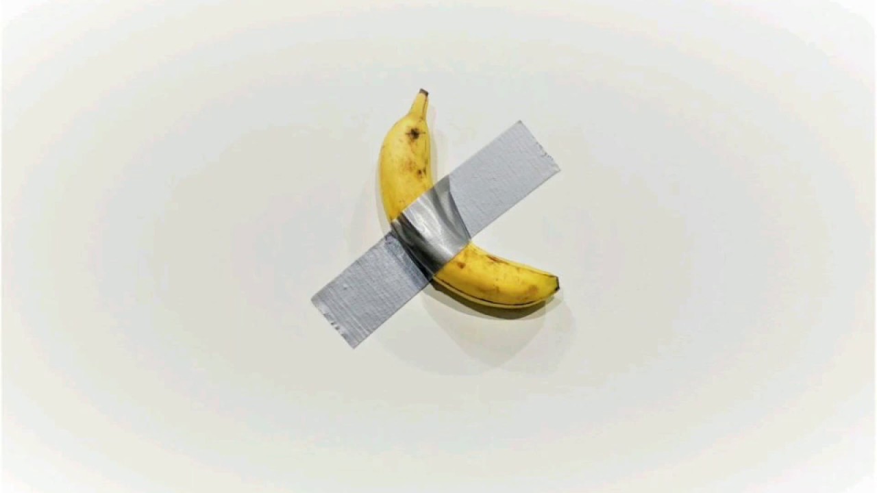 藝術家「膠帶黏一根香蕉」當展品　最後以365萬超高價售出