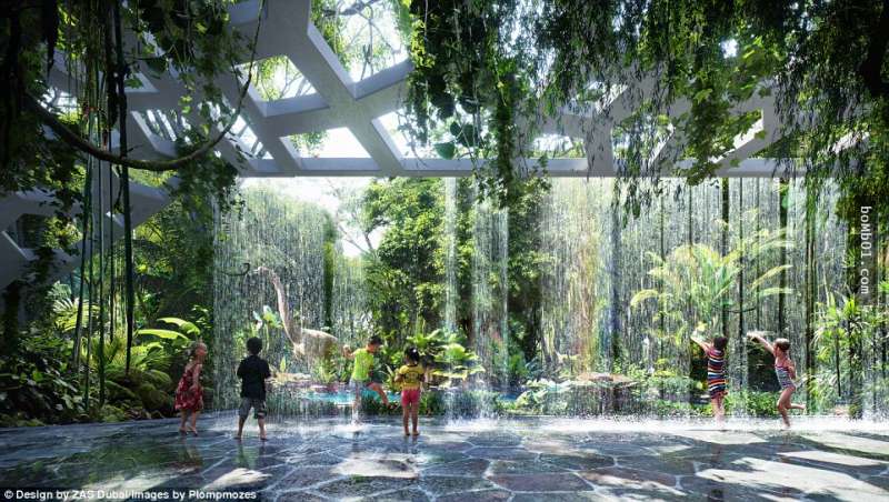 杜拜花掉80億打造「擁有人造雨林」的地標性旅館，沒有極限的內部設計要你知道什麼叫做狂！