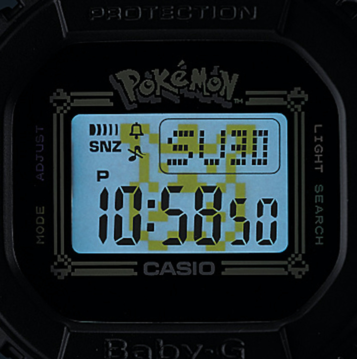 Baby-G X 精靈寶可夢推「像素風手錶」　皮卡丘＋精靈球錶盒請用荷包收服吧