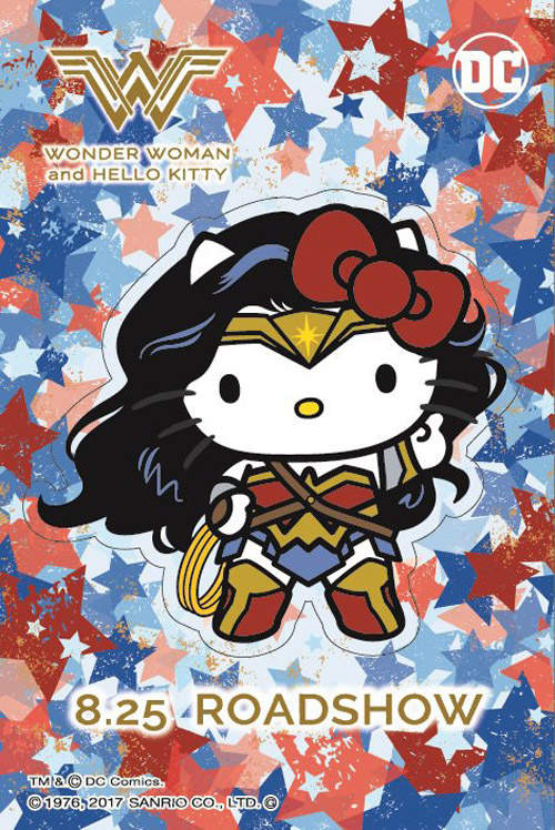 日本凱蒂貓化身成為神力女超人可愛到不要不要的，日系風格讓勇猛女神瞬間變得激萌！