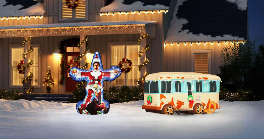 聖誕節「充氣露營車」擺門口超吸睛　附送彩燈「一秒進入童話世界」
