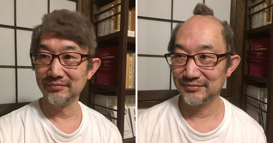 養貓不怕禿！日本大叔搜集貓毛做假髮　每天「髮型」還不重樣