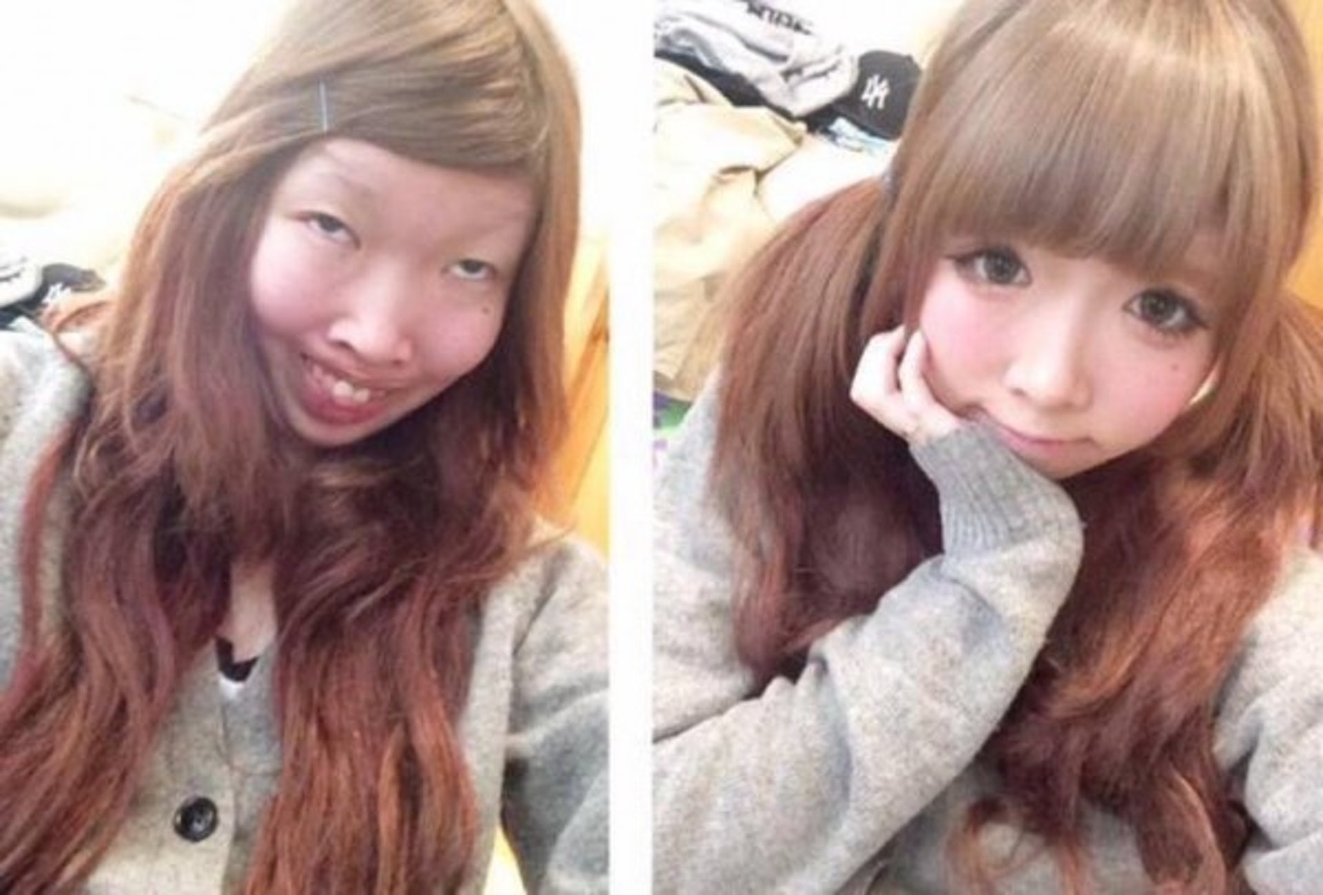 是同一個人！　日本少女自稱「奇蹟的醜女」靠化妝變人氣女神