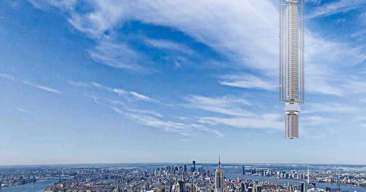 天空之城！美建築公司設計全球唯一「懸空摩天大樓」　倒吊在小行星上！