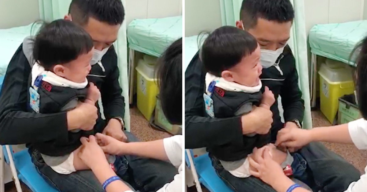 1歲小男孩被「護士一針」哭慘了　下一秒堅持禮貌「道謝5遍」家教超好