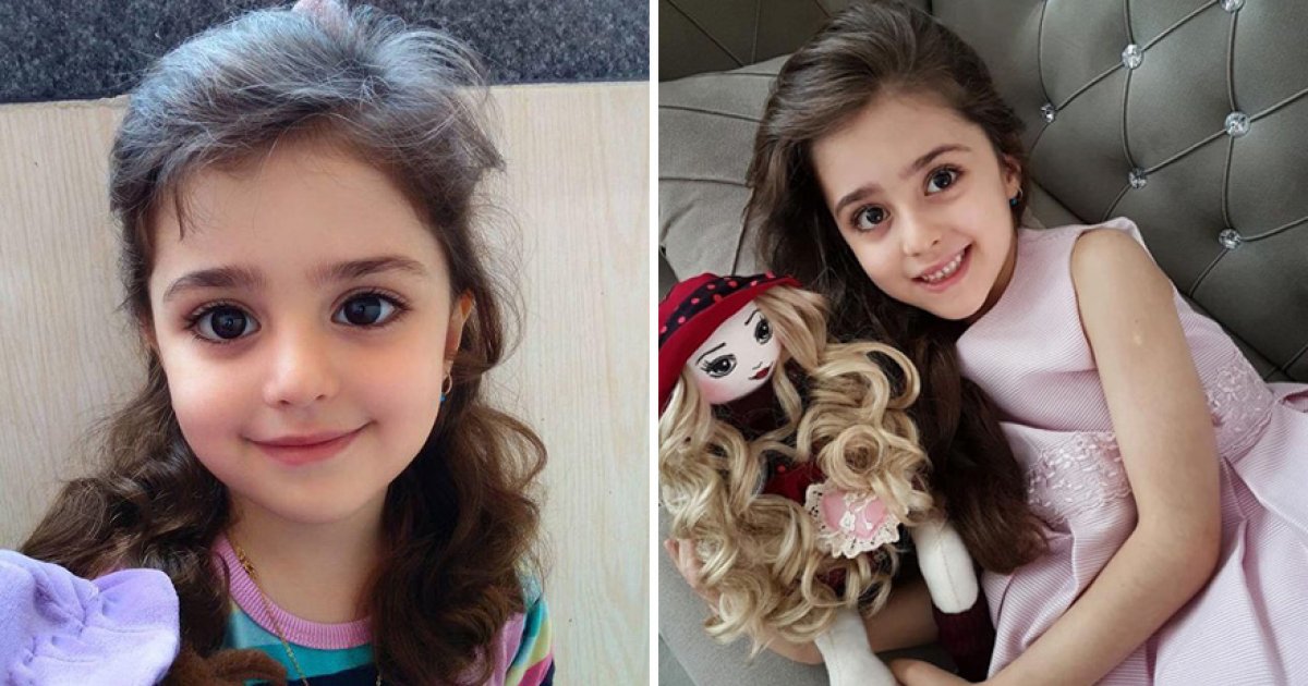 會動的洋娃娃！伊朗8歲女孩「獲封全球最美女娃」　太漂亮讓爸爸辭職當她保鑣！