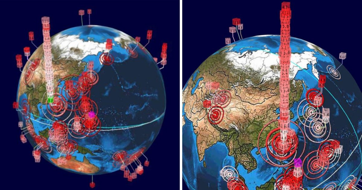 台灣地震3D圖「衝上天際」！網傻眼：真的正常嗎？