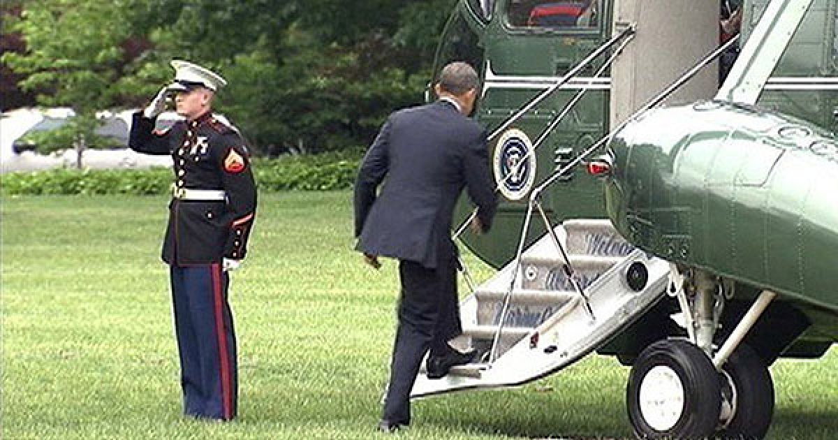 歐巴馬忘記向海軍敬禮就登機，接著所做的事讓全球人都更欣賞他了！