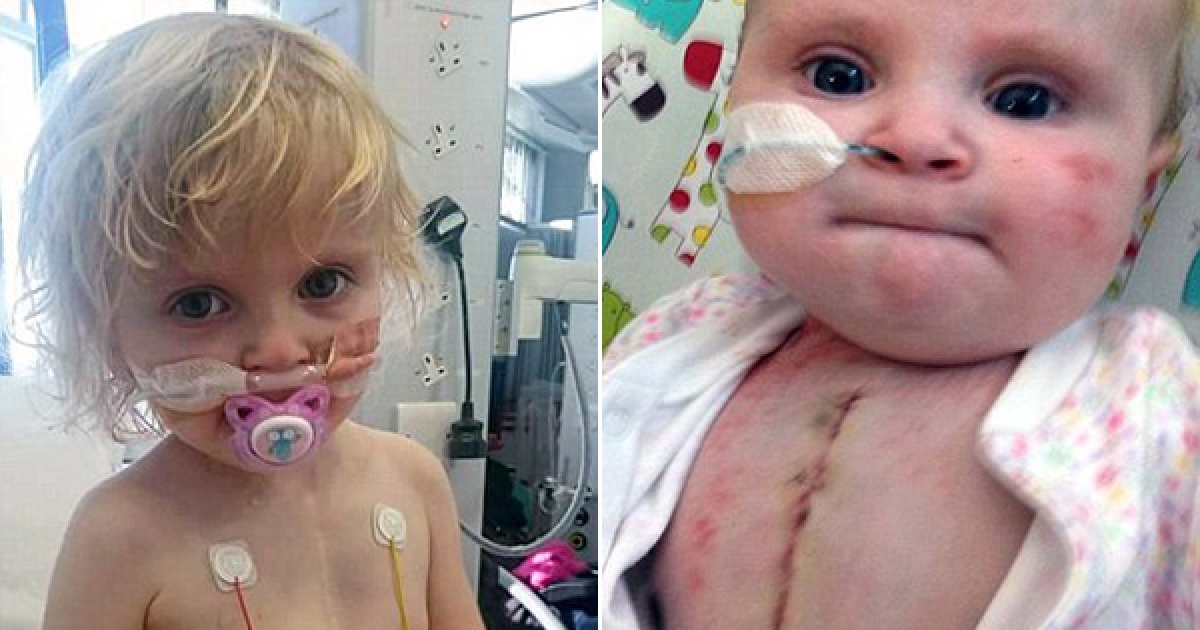 這位3歲小女孩因為罹患先天心臟病「醫生建議只能自然死」，但11天後醫生突然把她推進手術室…