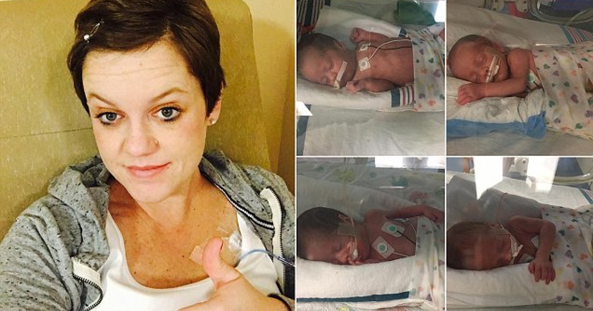 罹癌媽媽勇敢生下「早產兒4胞胎」感動網友，大家替她集氣準備的大驚喜真的太猛了！