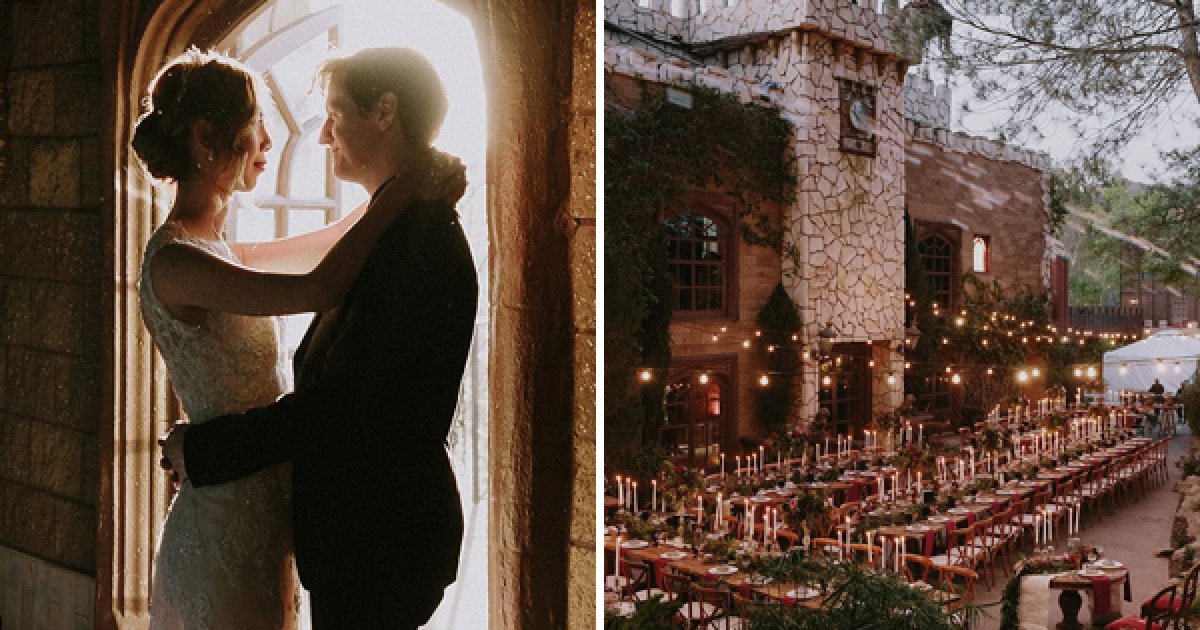 這對情侶的「哈利波特主題婚禮」讓大家夢寐以求，每一個角落都像是被施了魔法啊！
