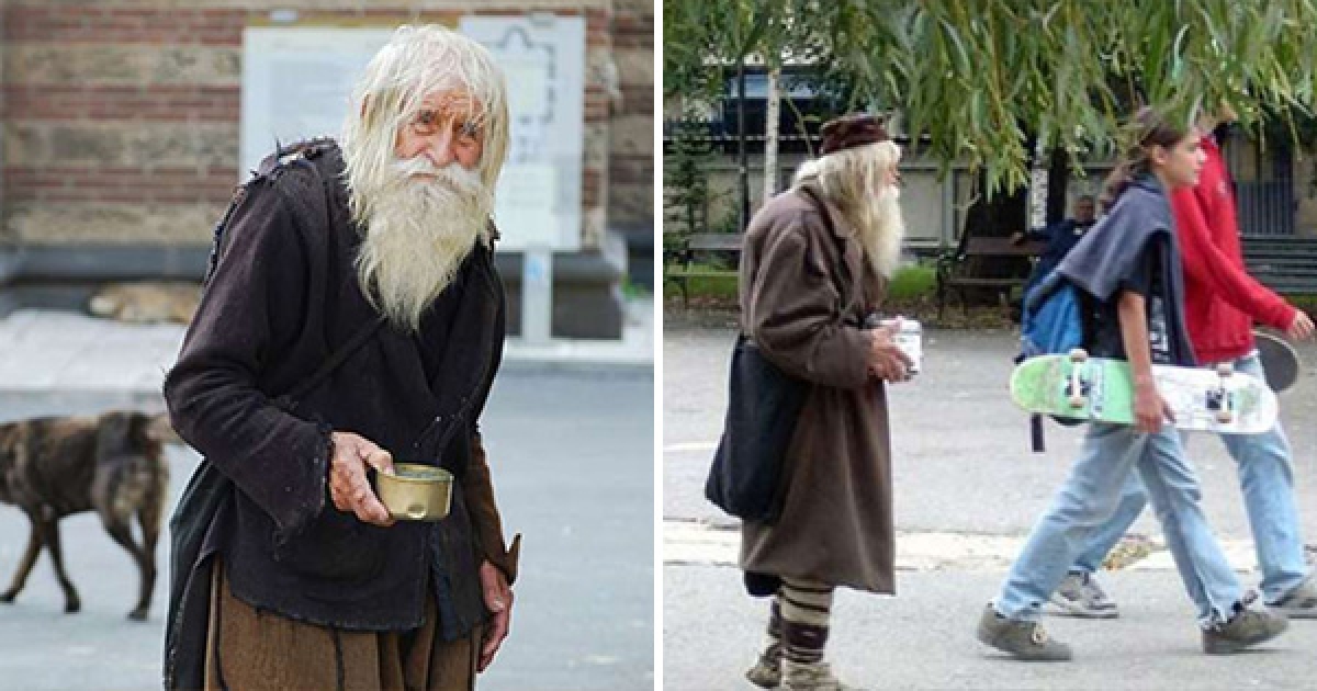 真正的英雄！　99歲老先生雖然是個乞丐　但是他做的事曝光後大家都肅然起敬