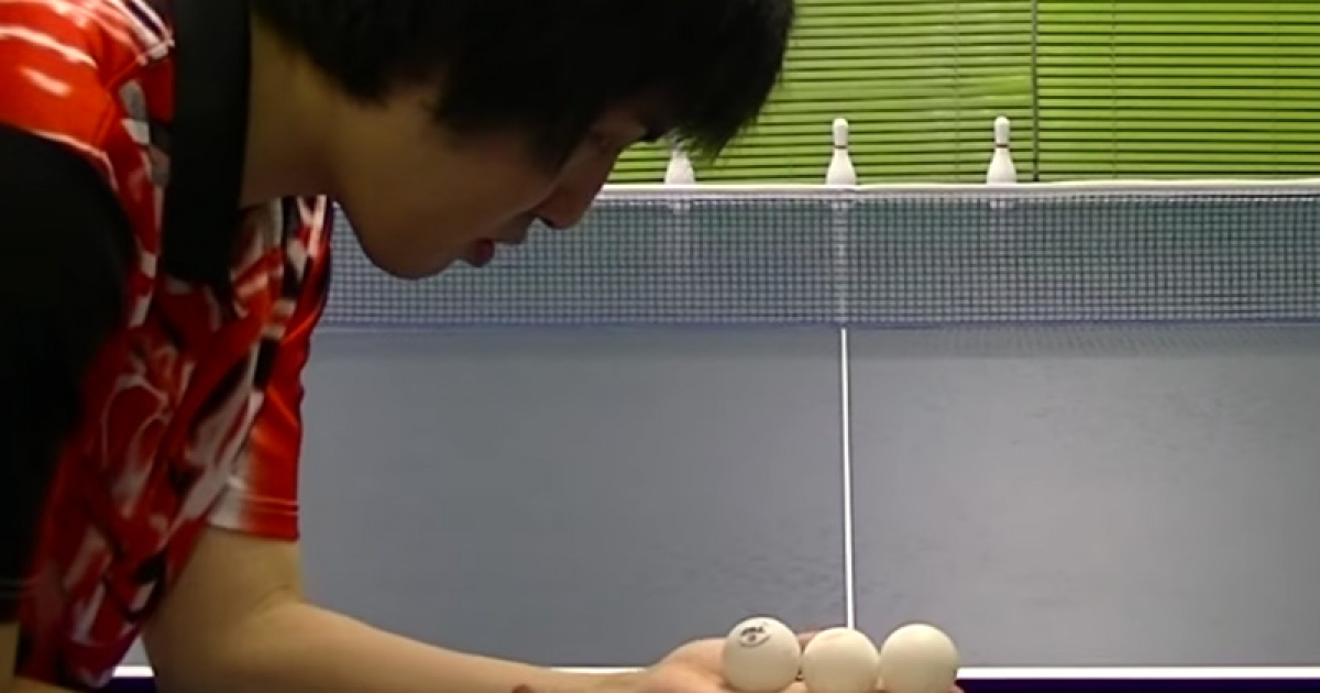 日本網友想出各種新奇的「桌球玩法」　會想到放電風扇也太爆笑了