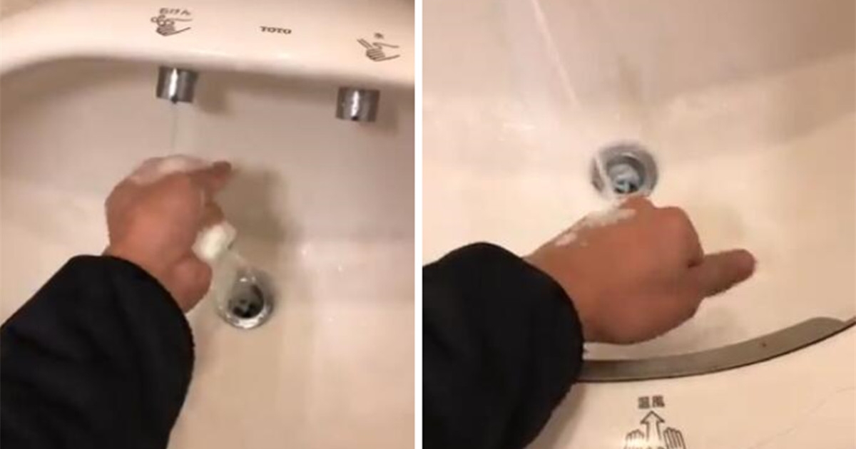 日網友洗手遇「無限循環的洗手台」　網友笑翻：感受到了他的絕望