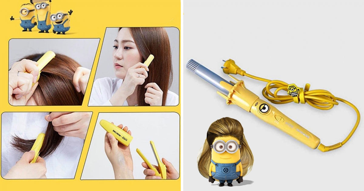 「小小兵離子夾」在韓國成最熱話題　造型捲髮器、吹風機萌翻少女：全買了