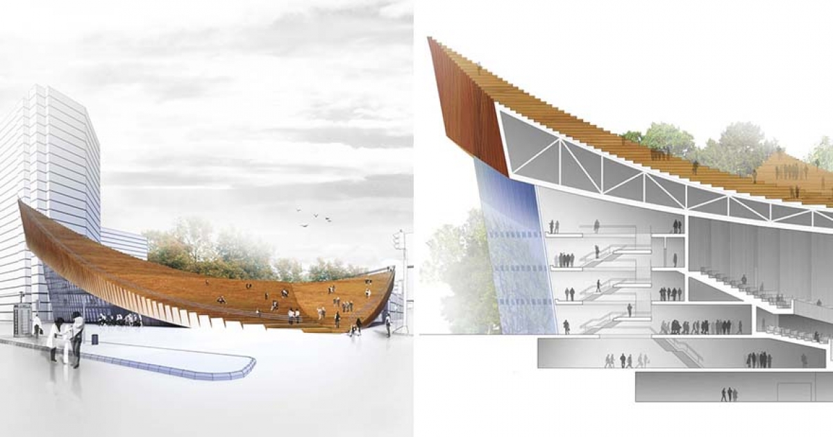 獲獎設計「夢幻音樂廳」屋頂變廣場　完美打造出「實用美學」空間