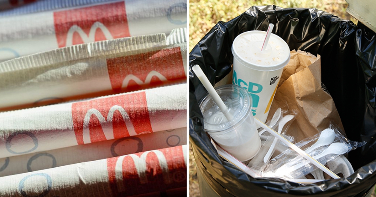 麥當勞減塑推「紙吸管」被罵沒用　官方也承認：這些吸管根本不能回收