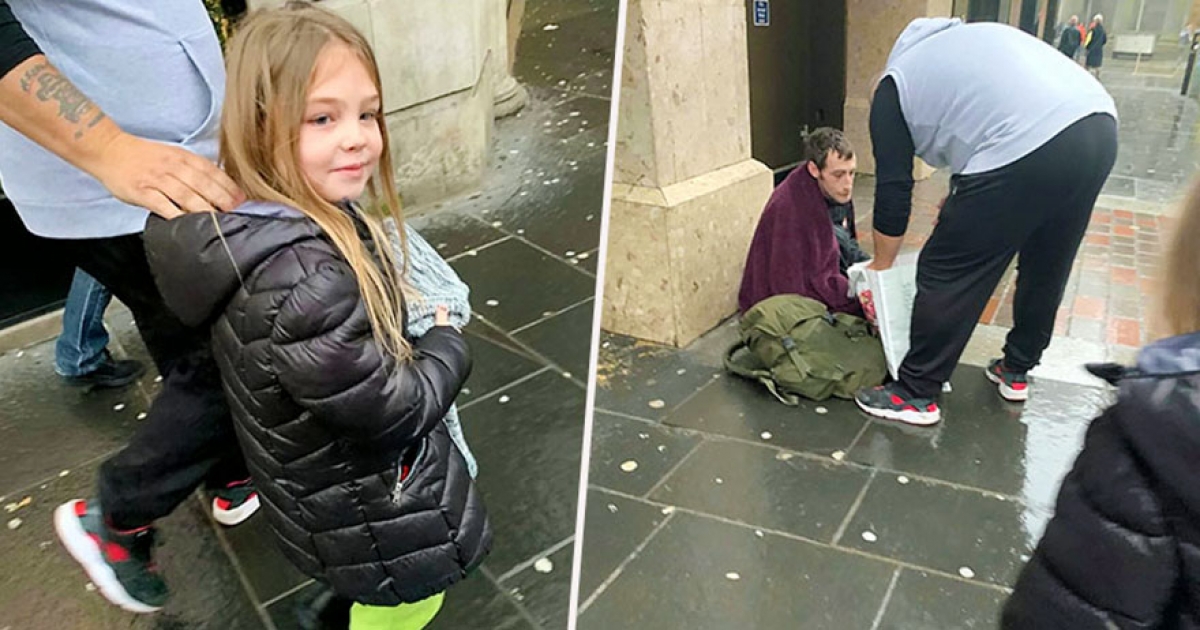 6歲小女孩看完電影想幫助街友　一路派發「最用心聖誕禮物」暖了所有人