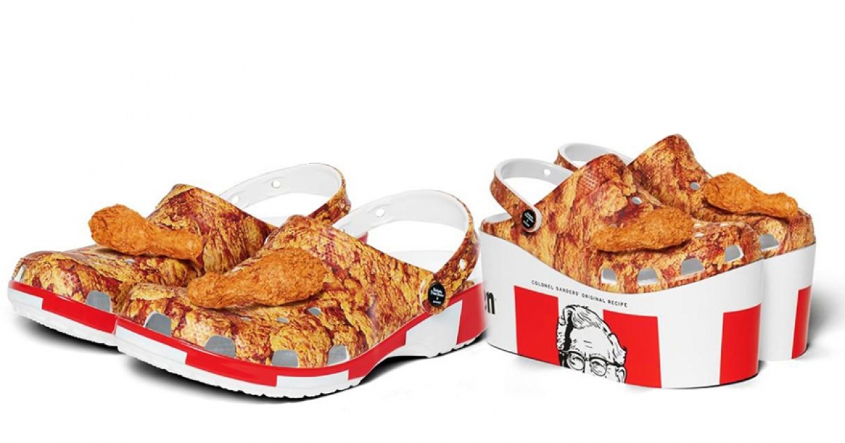 怪出新境界！肯德基 X Crocs 推「雞肉香布希鞋」　吃貨準備搶一波